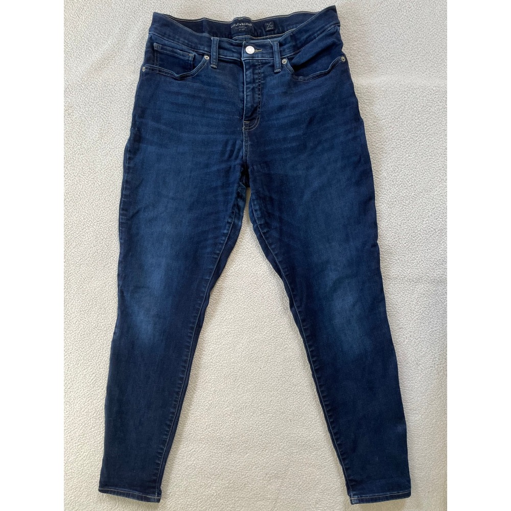 Lucky Brand Womens 12/31 Skinny Jeans Dark Wash‎ Mid Rise Ava Denim Stretch